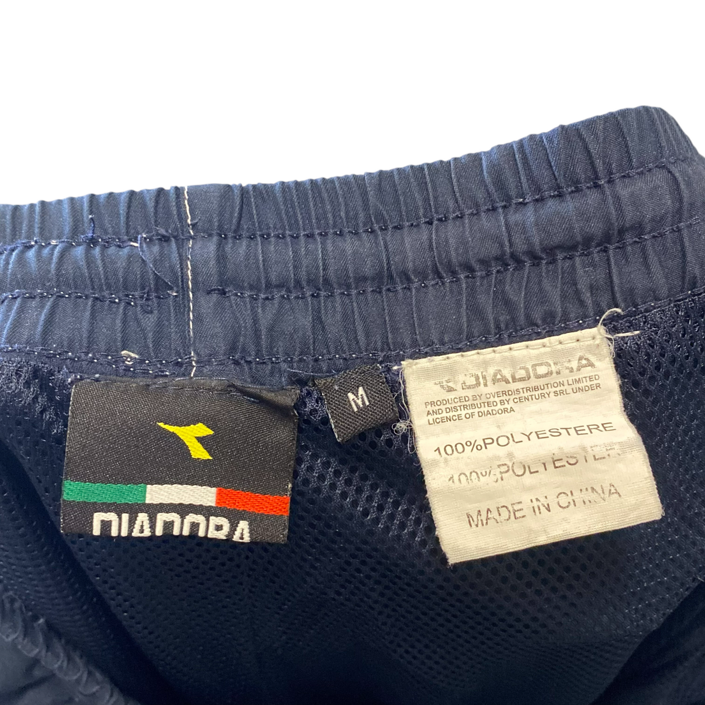 Diadora Joggers Womens M Blue Thermal Lined Drawstring Tapered Fit Track Pants