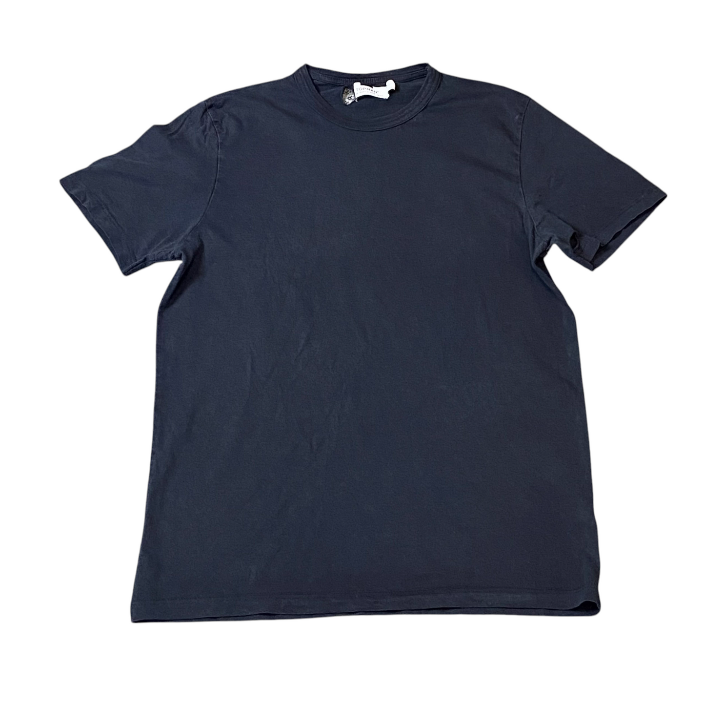 Topman Shirt Mens XS Black Solid Regular Fit Short Sleeve Crew Neck Casual Tee