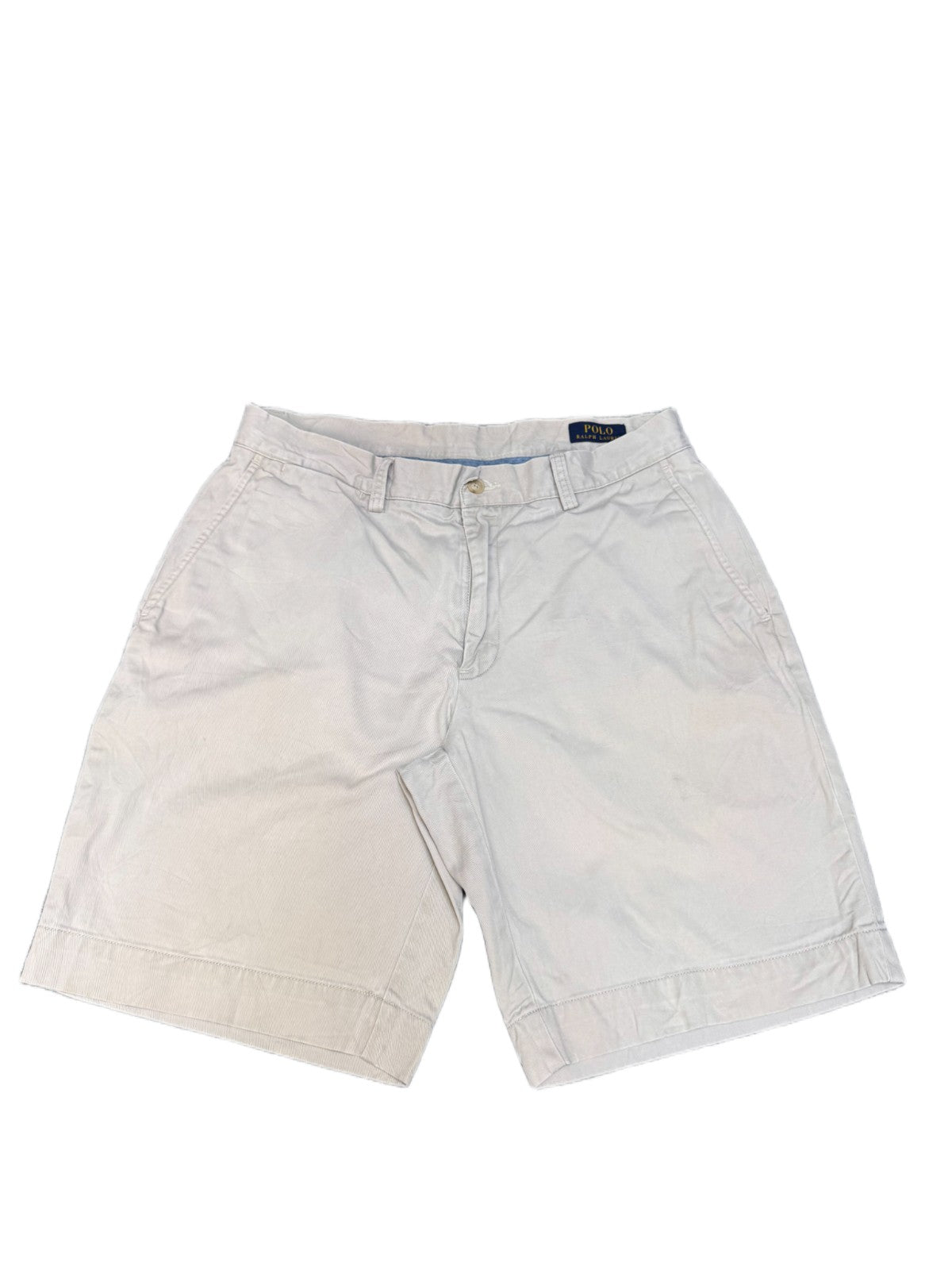 Polo Ralph Lauren Chino Shorts Fits as Mens Medium 31" Waist Beige Classic Fit