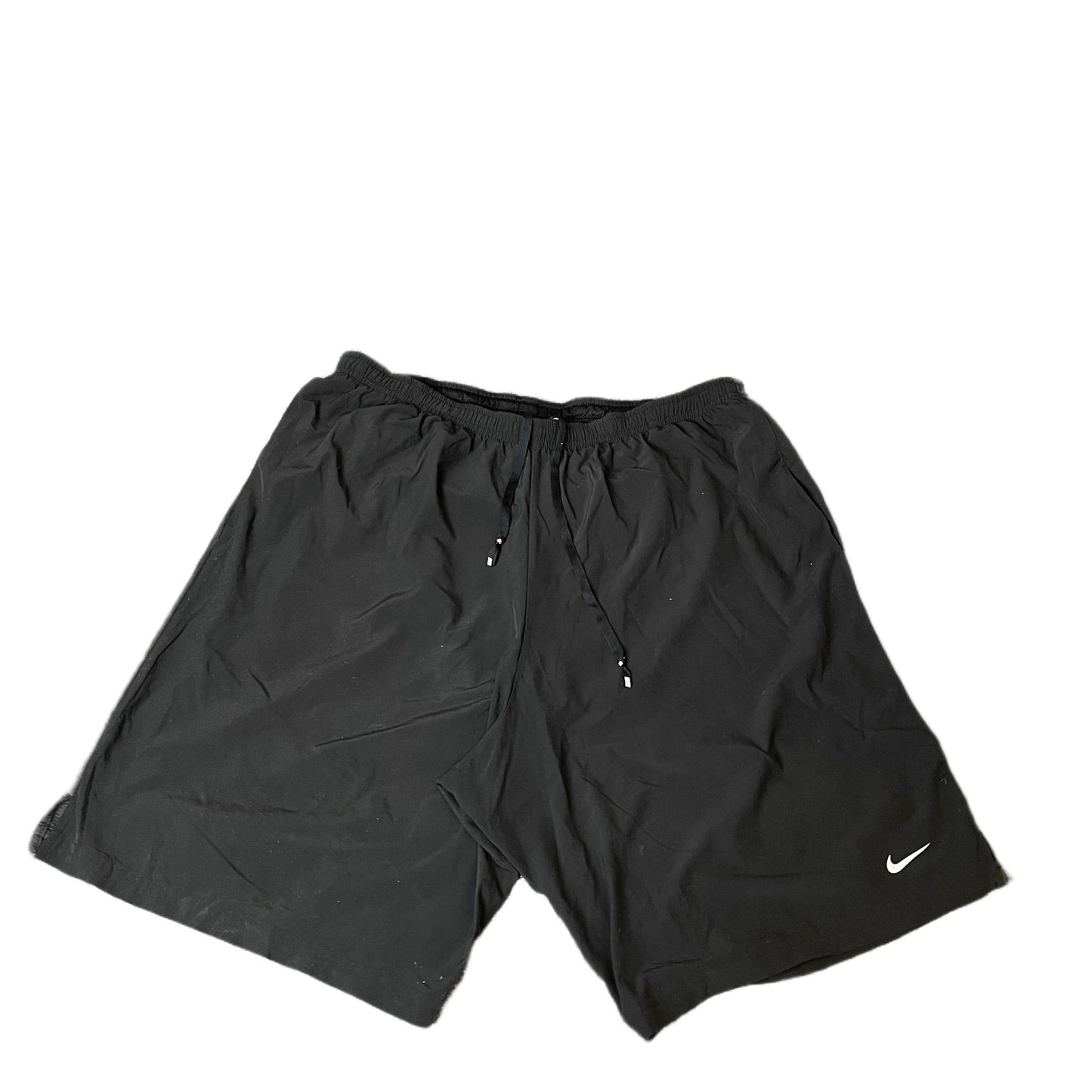 Nike Dri-FIT Athletic Shorts Fits as Men M 31" Waist Black Mesh Sides Drawstring