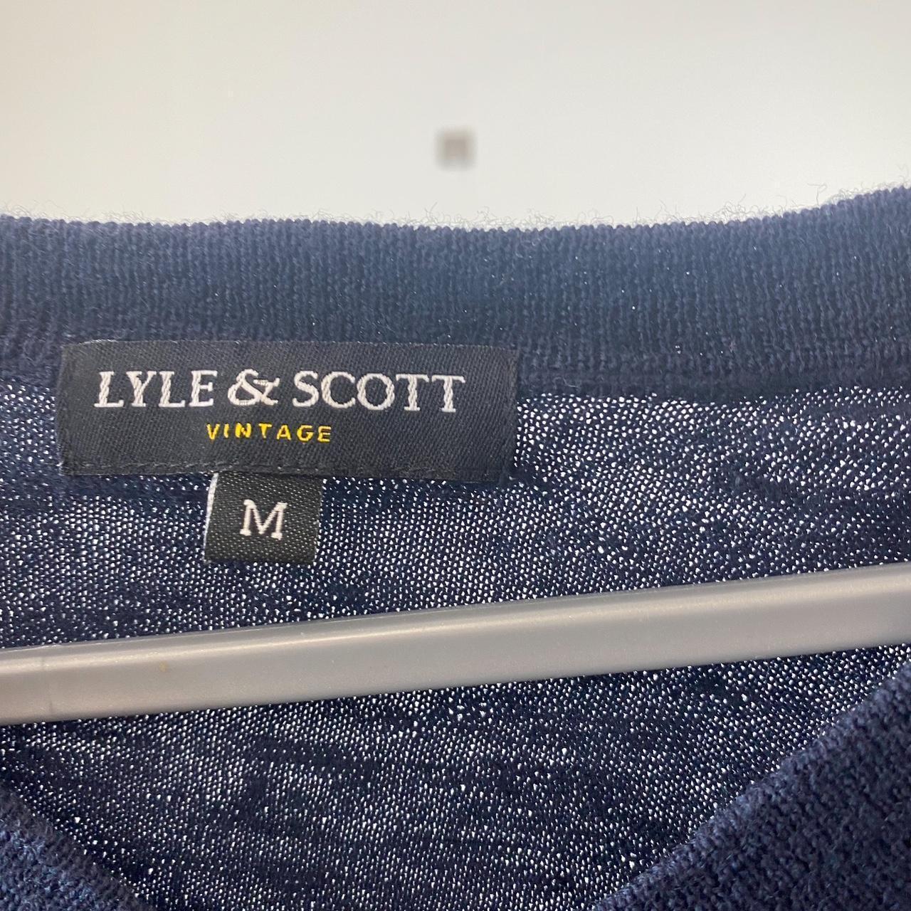 Vintage Lyle & Scott V Neck Jumper