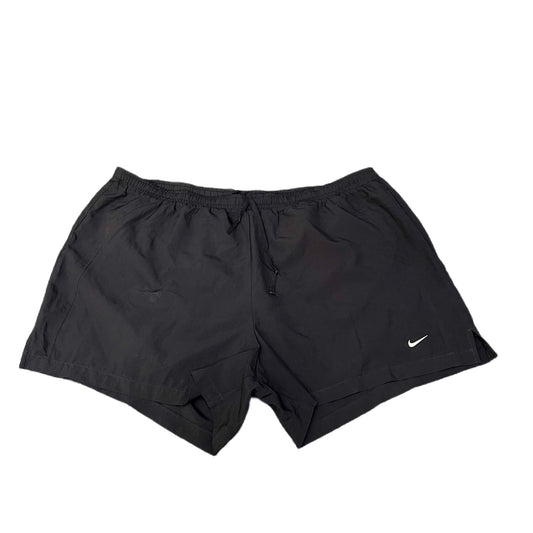 Nike Dri-FIT Running Shorts Fits as Women 2XL 36" Waist Black Workout Drawstring