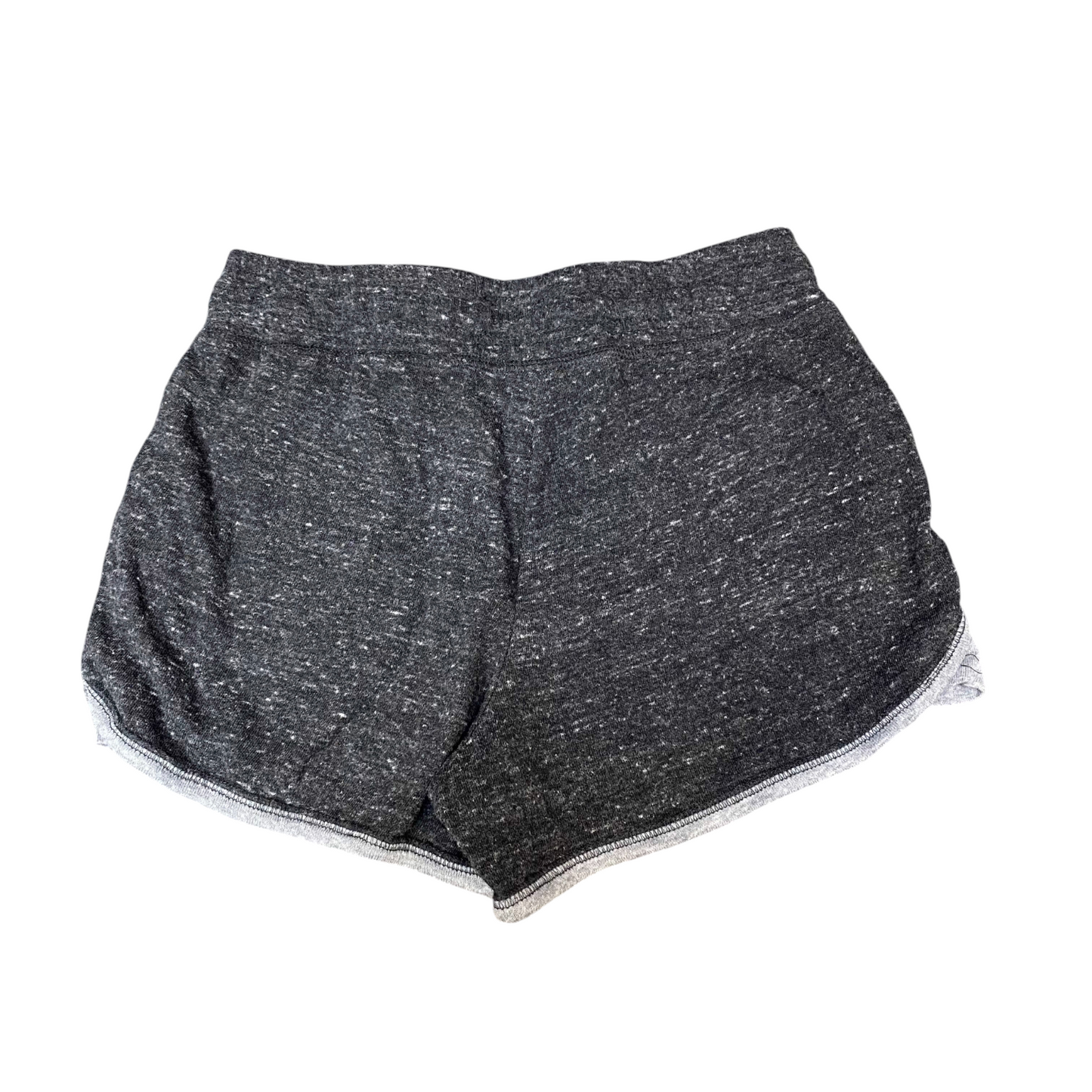 Running Sprinter Shorts Womens Small Grey Athletic Drawstring Waist Dolphin Hem