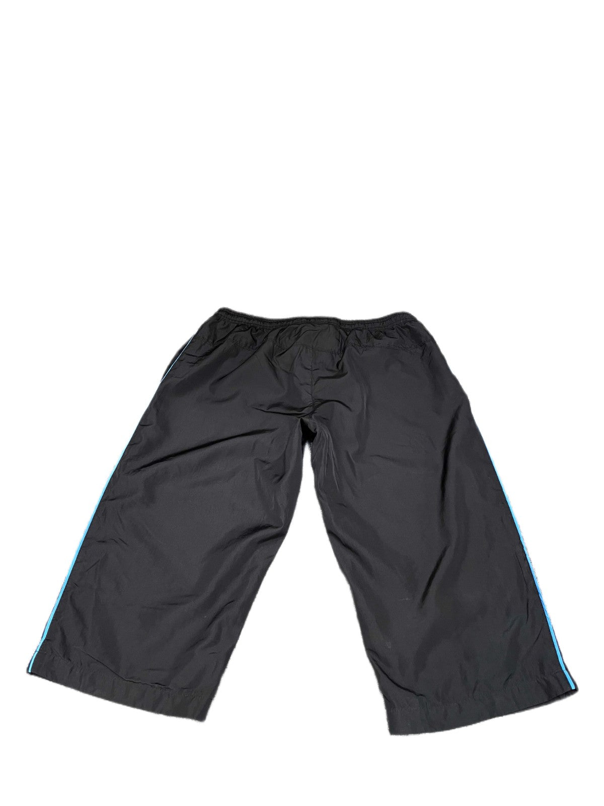 Vtg Nike The Athletic Dept Athletic Shorts Mens M 31" Waist Black Blue Stripe