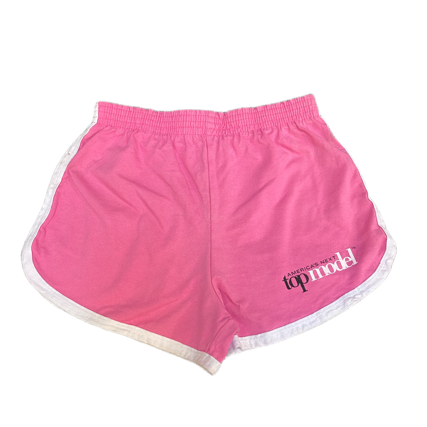 Running Sprinter Shorts Womens S 24" Waist Pink Athletic Gym Workout Dolphin Hem