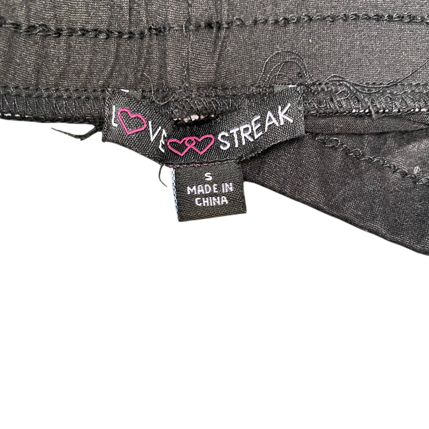 Running Sprinter Shorts Womens S 26" Waist Black Stretch Drawstring Dolphin Hem