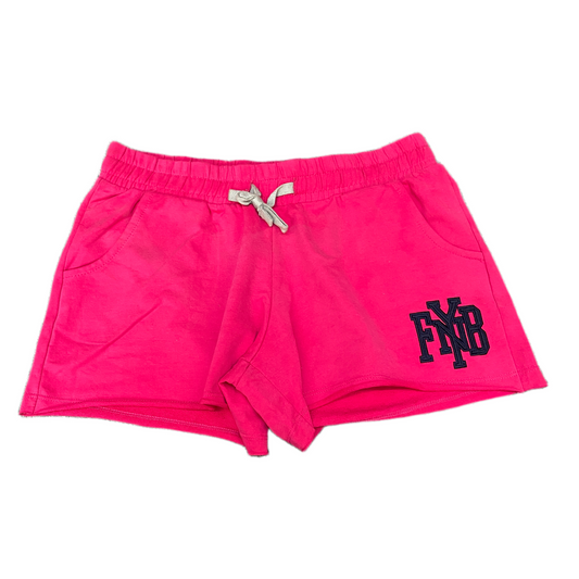 Running Sprinter Shorts Womens L 28" Waist Pink Athletic Gym Workout Drawstring