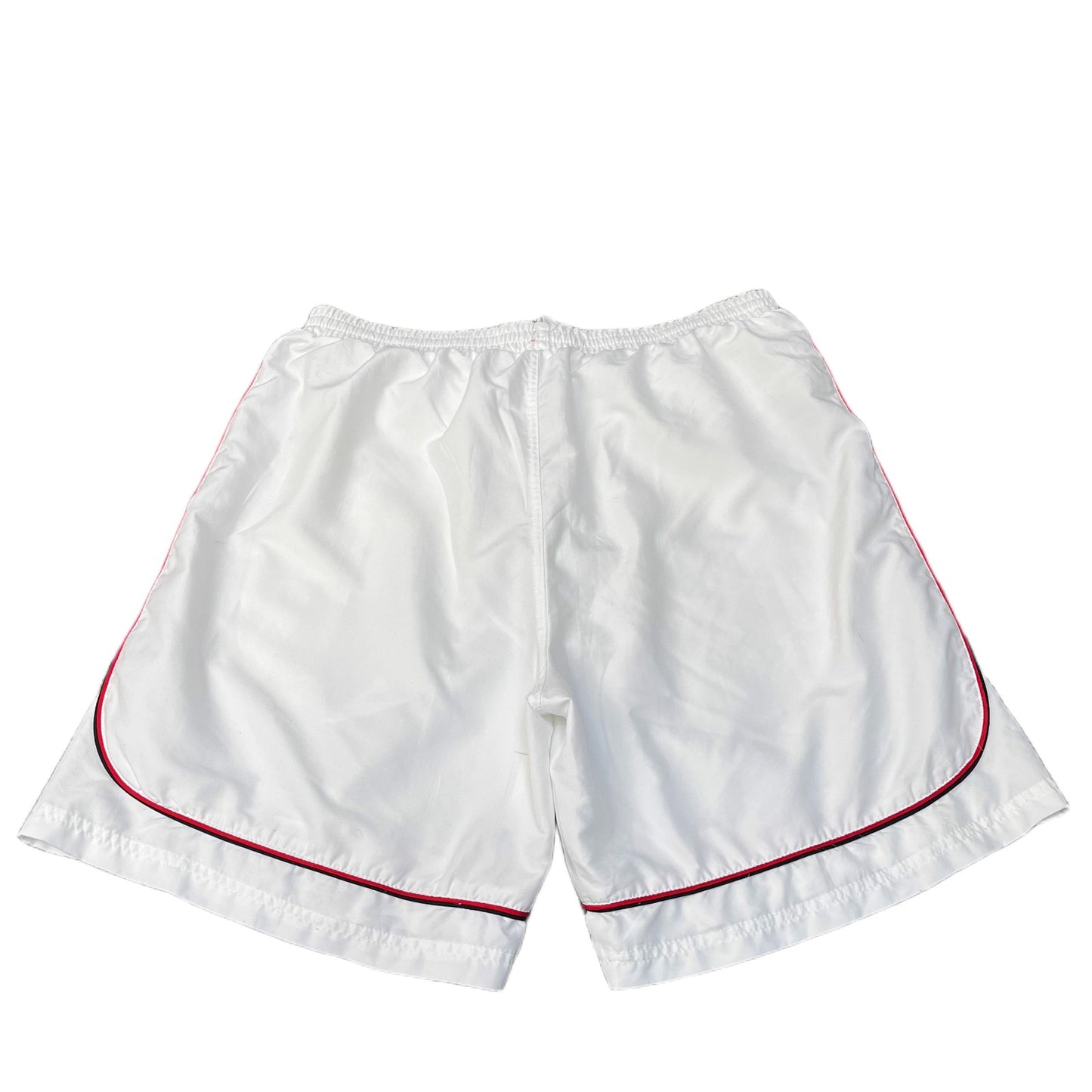 Fila Athletic Shorts Mens XL 34" Waist White Mesh Lined Gym Training Drawstring
