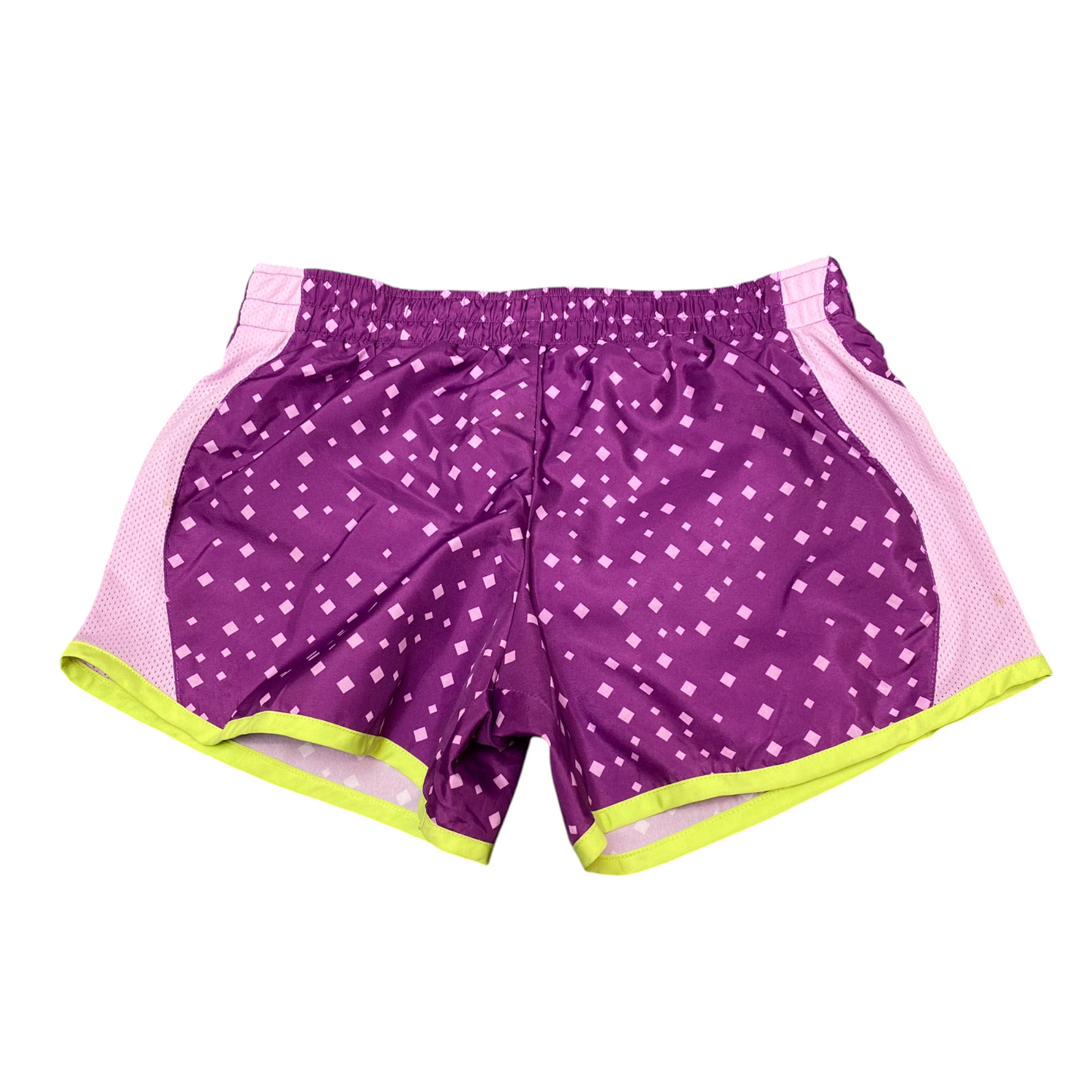 Running Sprinter Shorts Women Large Two Tone Purple Brief Lined Athletic Workout