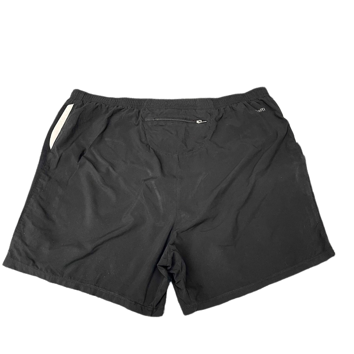 Nike Fit Running Shorts Fits as Mens Large 34" Waist Black Lined Gym Workout