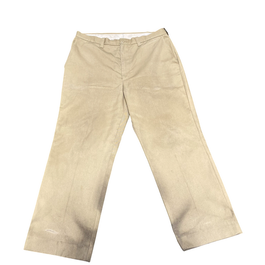 Dickies Trousers Men's XL Beige Straight Leg Slash Pockets Workwear Outdoor