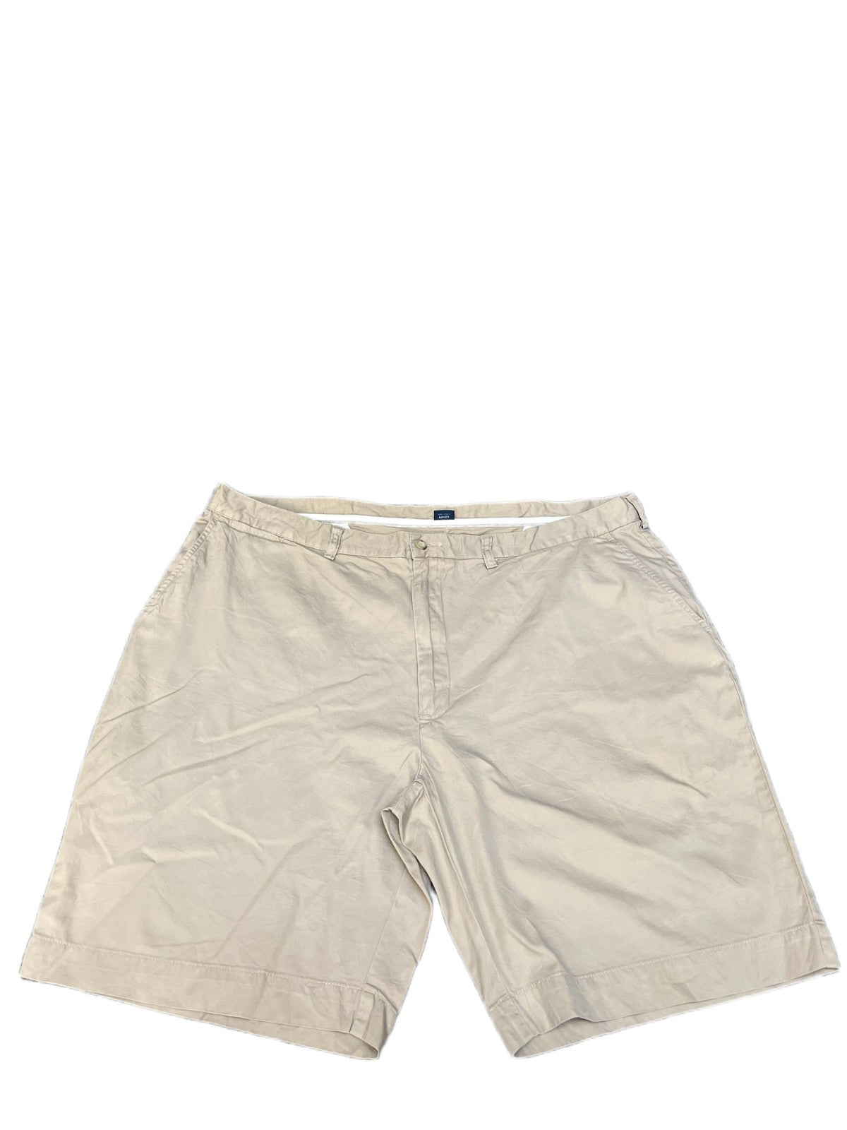 Polo Ralph Lauren Classic Chino Shorts Fits as Men XL 42" Waist Beige Flat Front