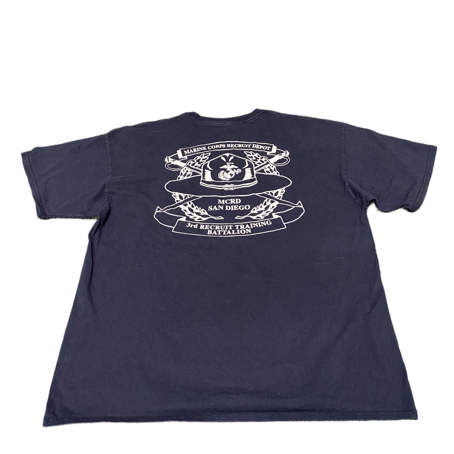 Champion T-Shirt Men XXL Black My Grandson Graduated From The USMC 3rd Battalion