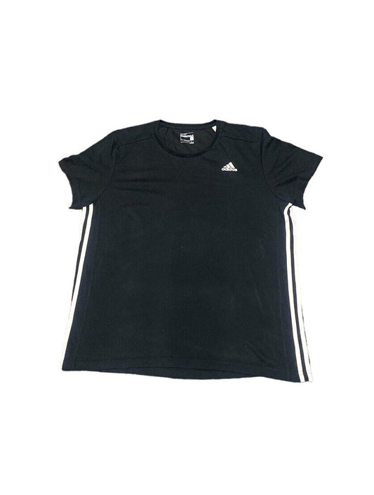 Adidas T-Shirt Black Mens L Chest Logo