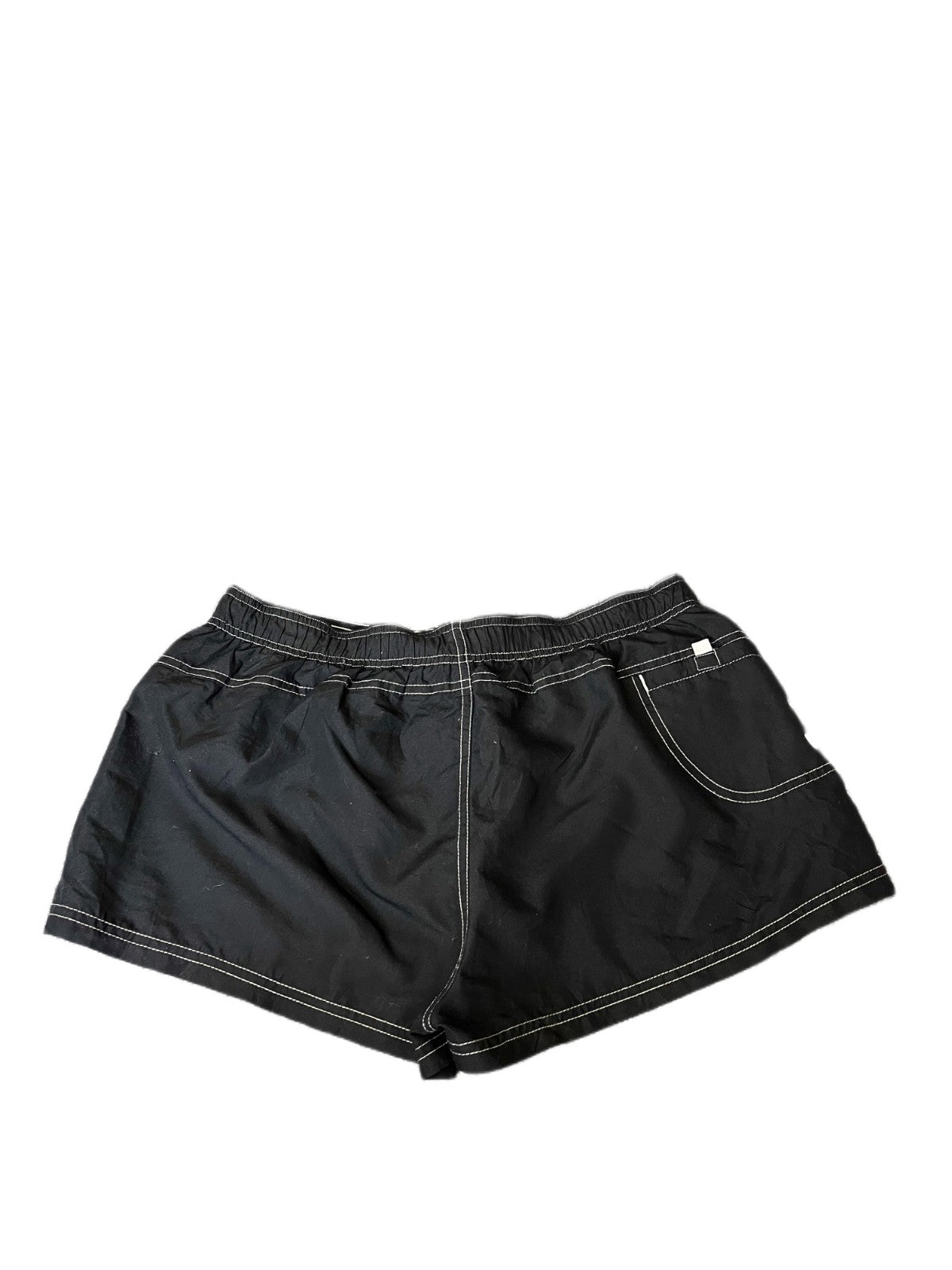 Nike Swim Trunks Board Shorts Womens Large 31" Waist Black Contrast Stitching