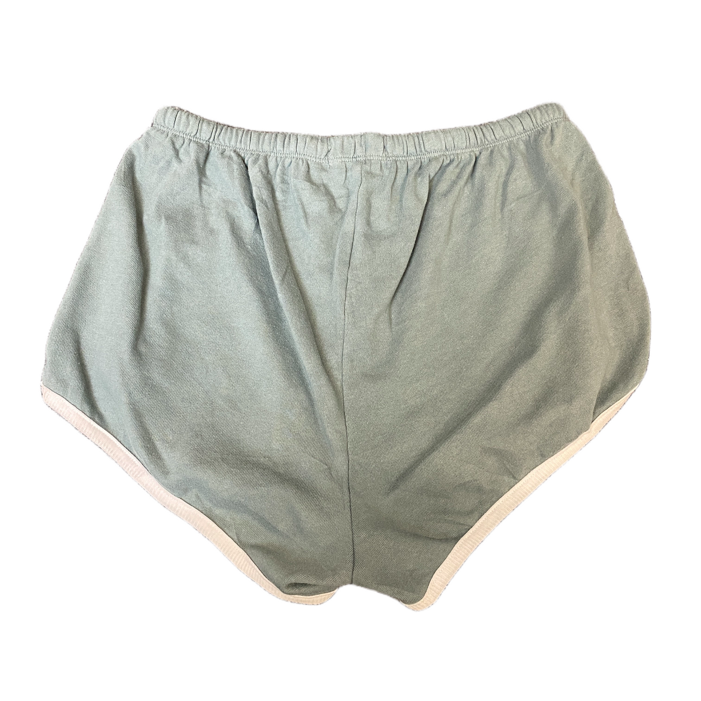 Sleepwear Shorts Womens M 28" Waist Sage Green Comfort Drawstring Dolphin Hem