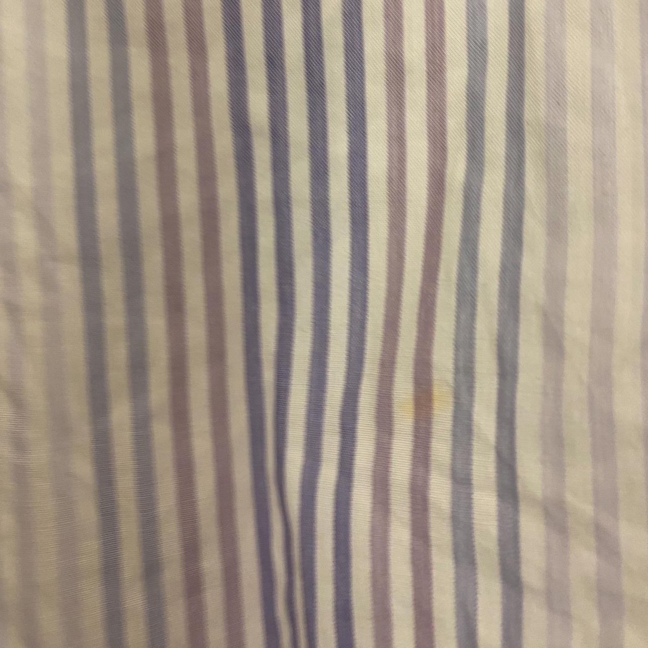 Nautica Shirt Mens Large Multi Stripes Collared Button Down