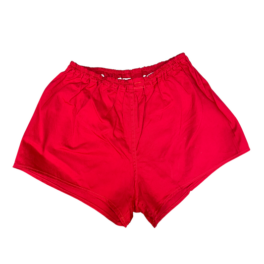 Running Sprinter Shorts Womens Small Red Athletic Gym & Training Elastic Waist