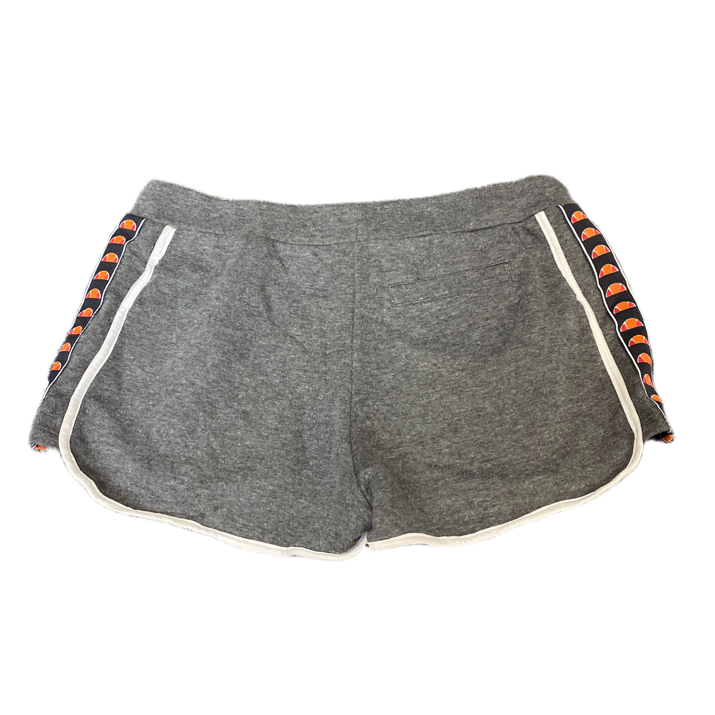 Running Sprinter Shorts Womens M 31" Waist Grey Athletic Gym Workout Dolphin Hem