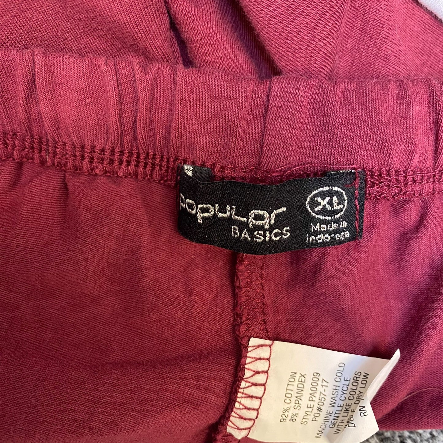Running Sprinter Shorts Womens XL Red Athletic Workout Elastic Waist Dolphin Hem