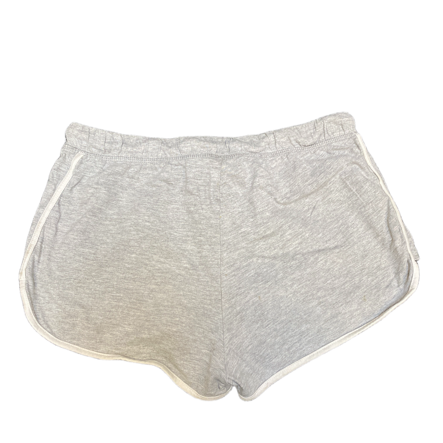 Running Sprinter Shorts Womens M 29" Waist Grey Athletic Gym Workout Dolphin Hem