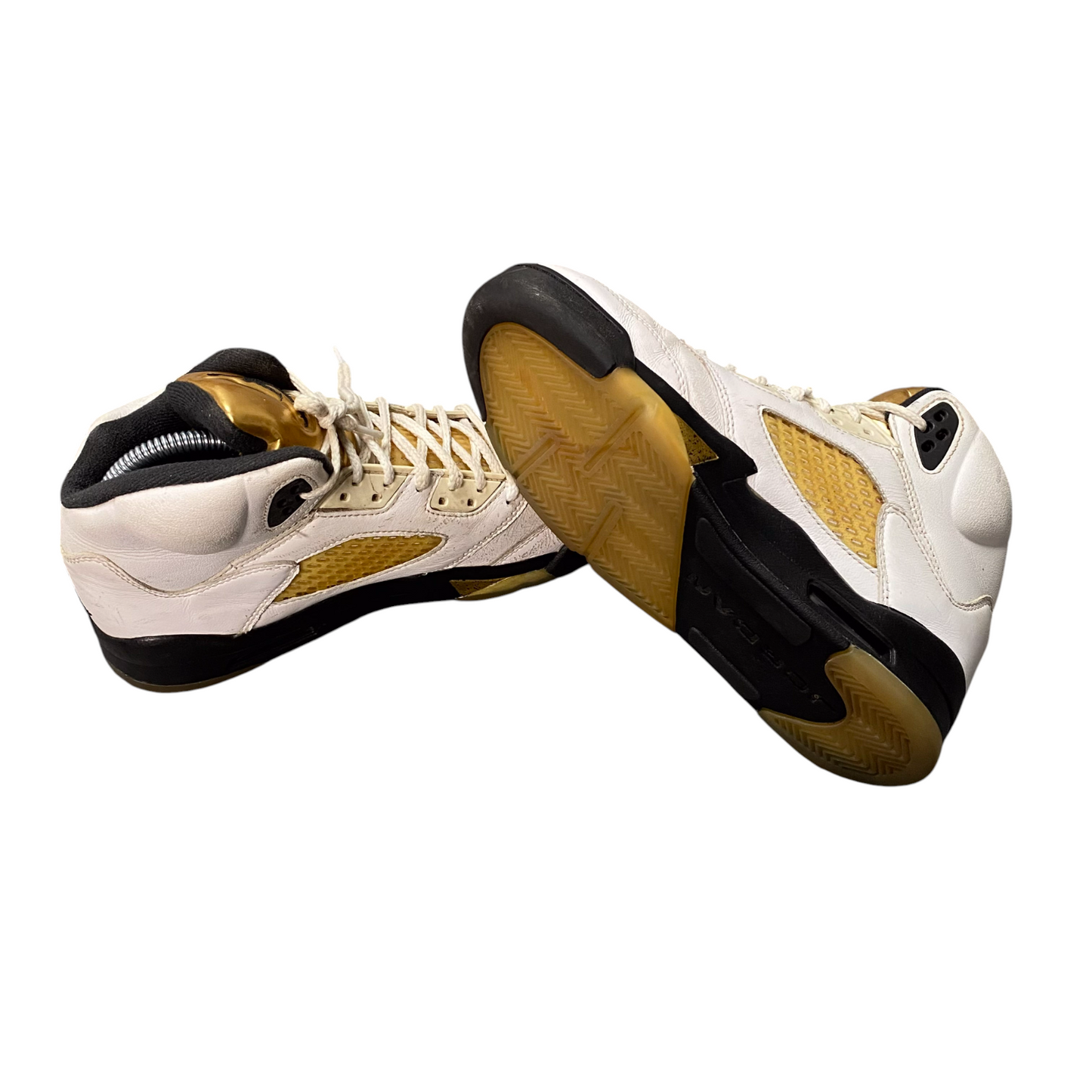 Air Jordan 5 Retro Olympic Trainers Sneakers Youth 5 White Athletic 440888-133