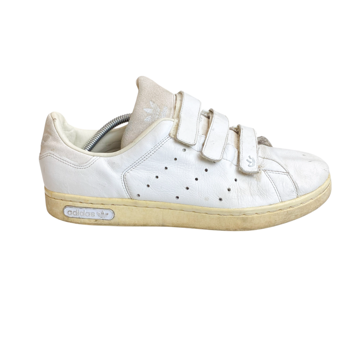 adidas Performance Training Sneakers Men's UK 10 White Leather Comfort Low Top