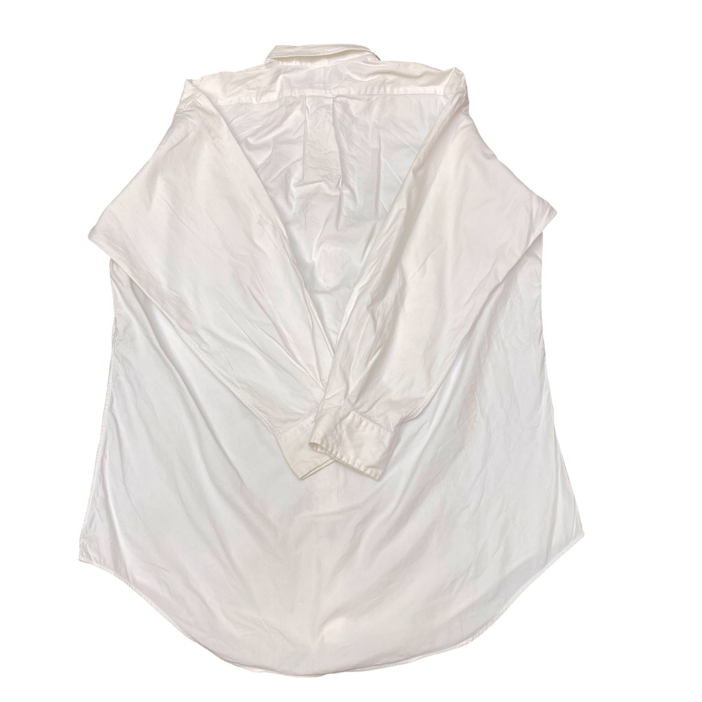 Ralph Lauren Formal Shirt Mens M White Yarmouth Long Sleeve Pony Button Down