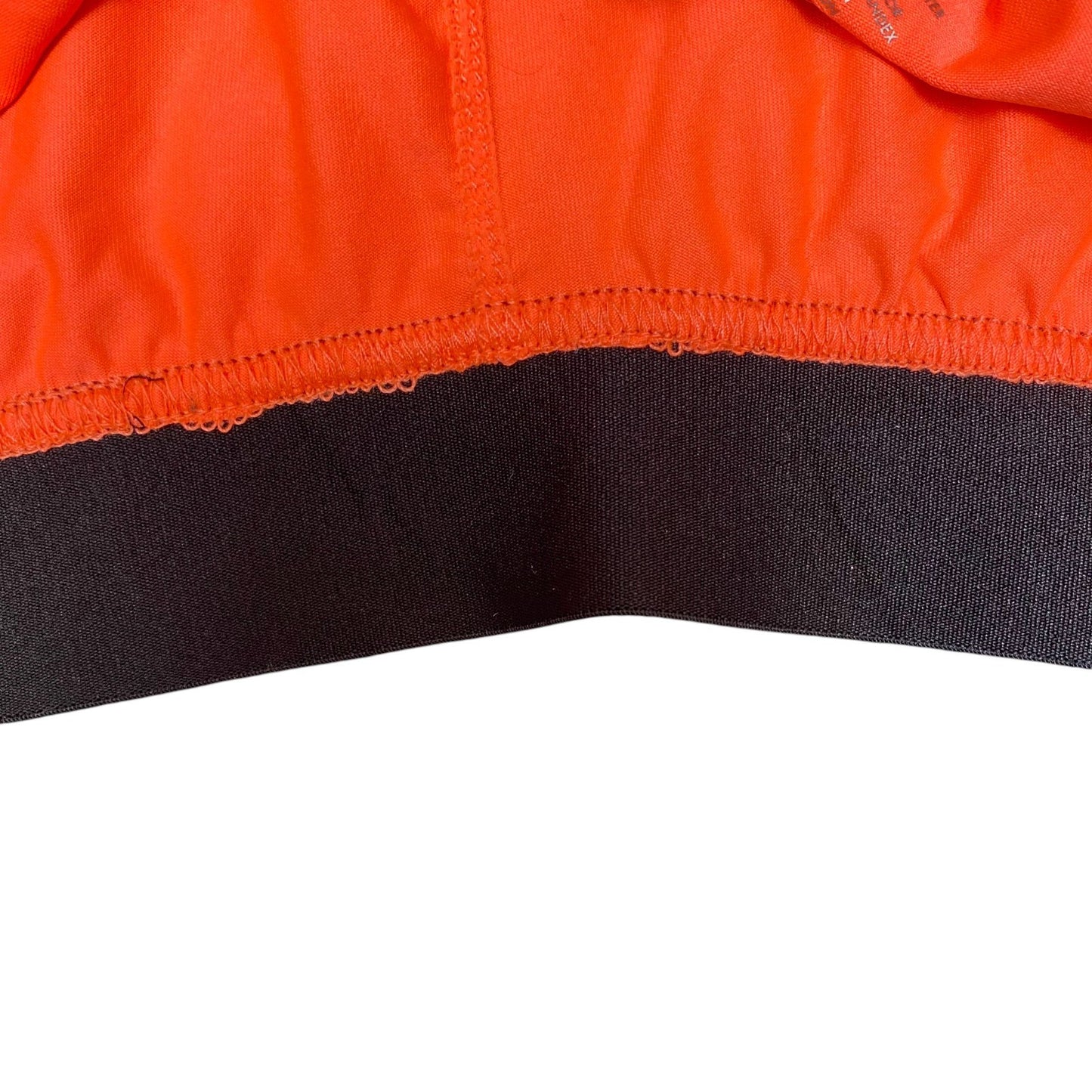 Danskin Now Sprinter Shorts Womens Medium Grey Orange Lined Dri-More Semi-Fitted