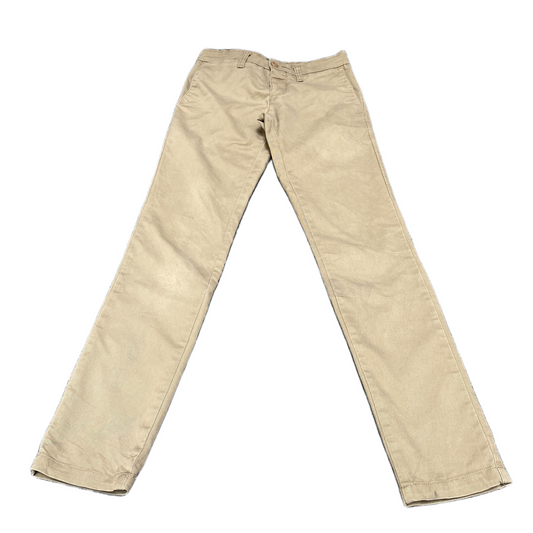 Carhartt WIP Sid Pants Fits as Mens 29" Waist Beige Regular Fit Pockets Outdoor