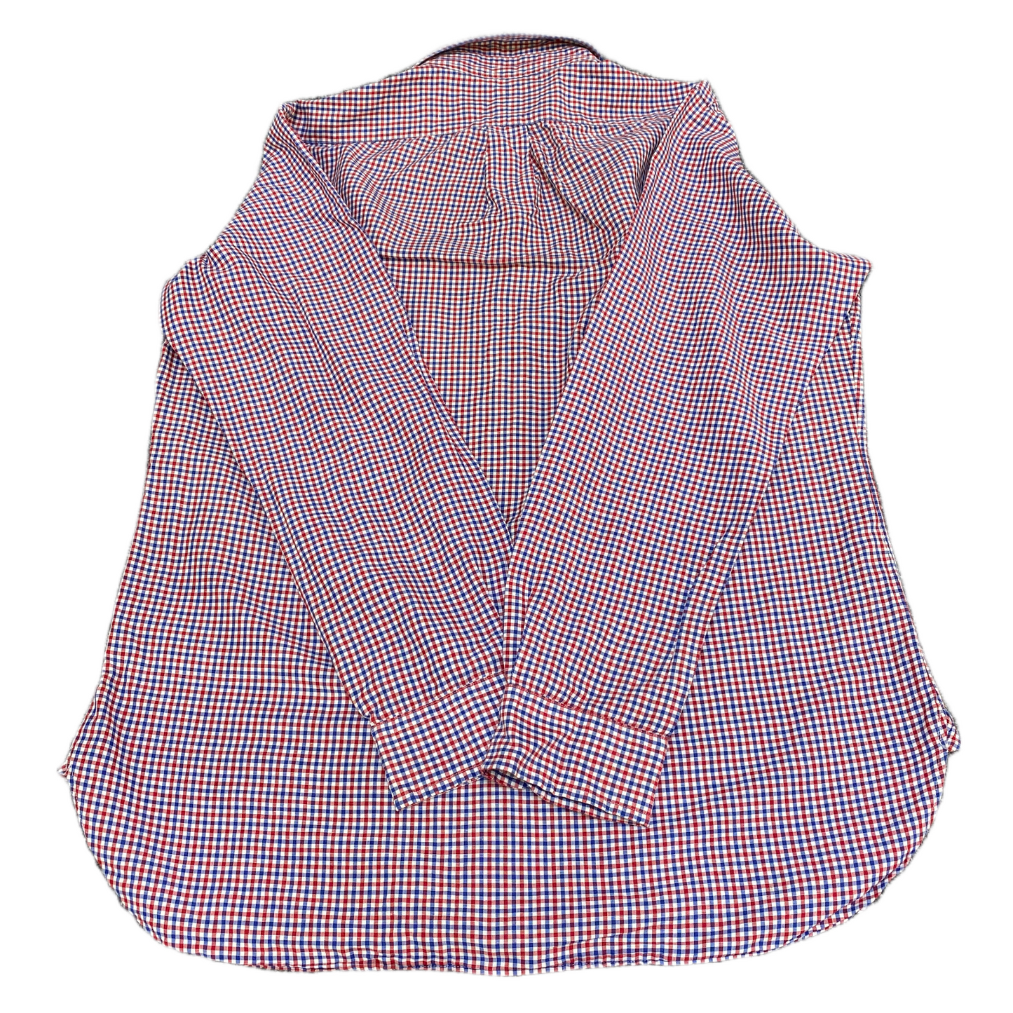 Ralph Lauren Shirt Mens Medium Multi Checkered Chest Pocket Collared Button Down