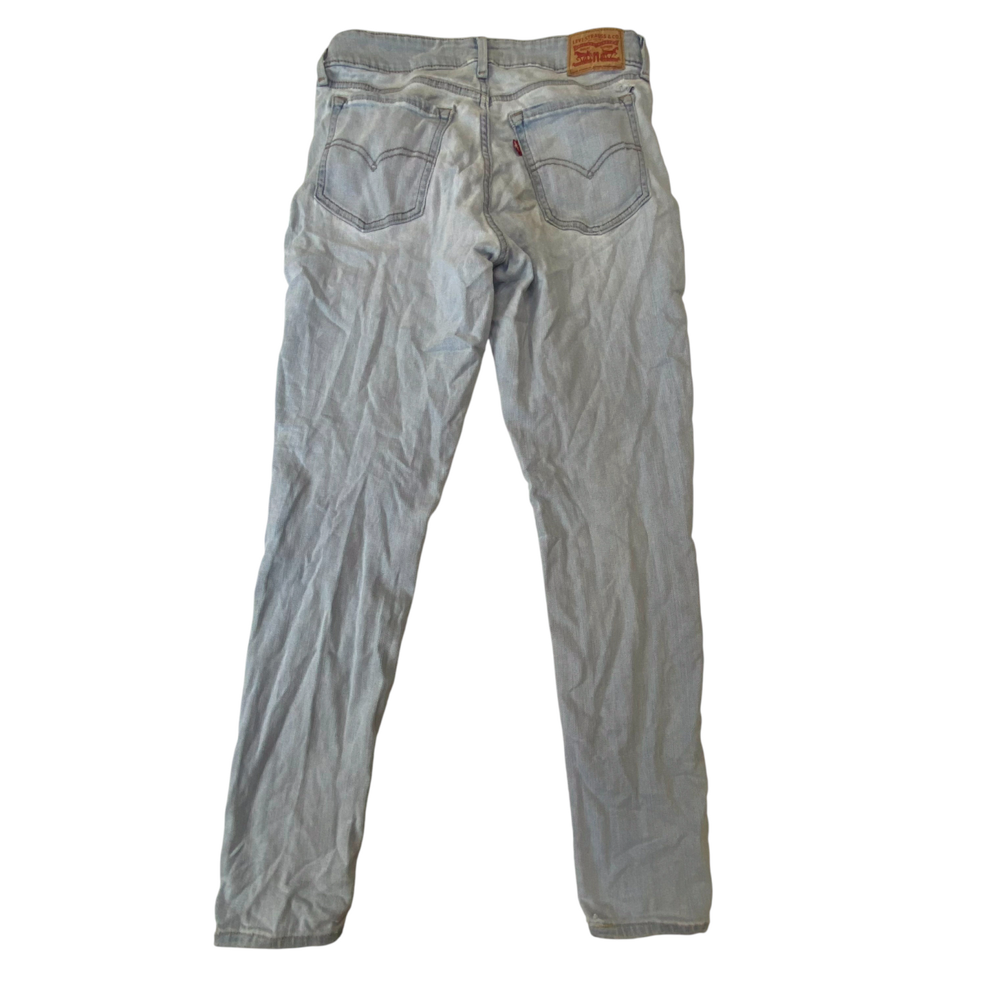 Levi's 711 Jeans Womens Medium Blue Denim Super Skinny Fit Pockets Outdoor Comfy