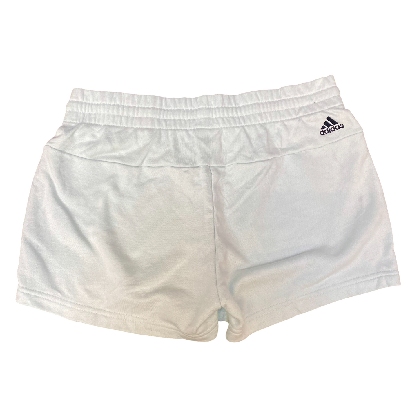 Adidas Essentials Linear French Terry Shorts Womens Medium White Cross Training