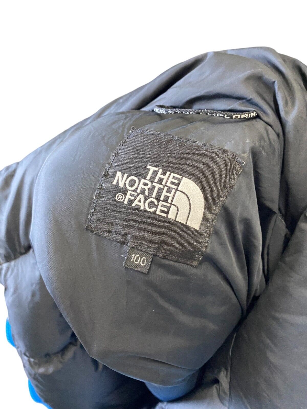 The North Face Nuptse 700 Puffer Jacket Men's M Blue Goose Down Quilt Full Zip