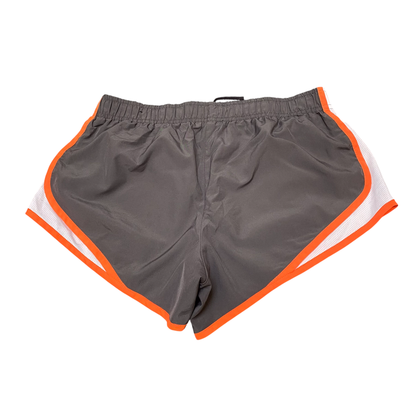 Running Sprinter Shorts Women 30W Grey Athletic Workout Elastic Waist Drawstring