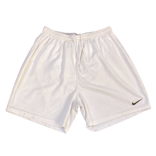 Nike Running Shorts XL White Comfy Elastic Waist Drawstring Athletic Gym Fit