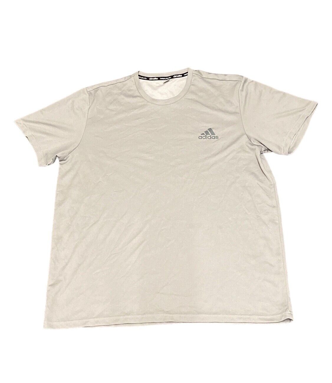 Adidas T-Shirt Grey Mens M Chest Logo