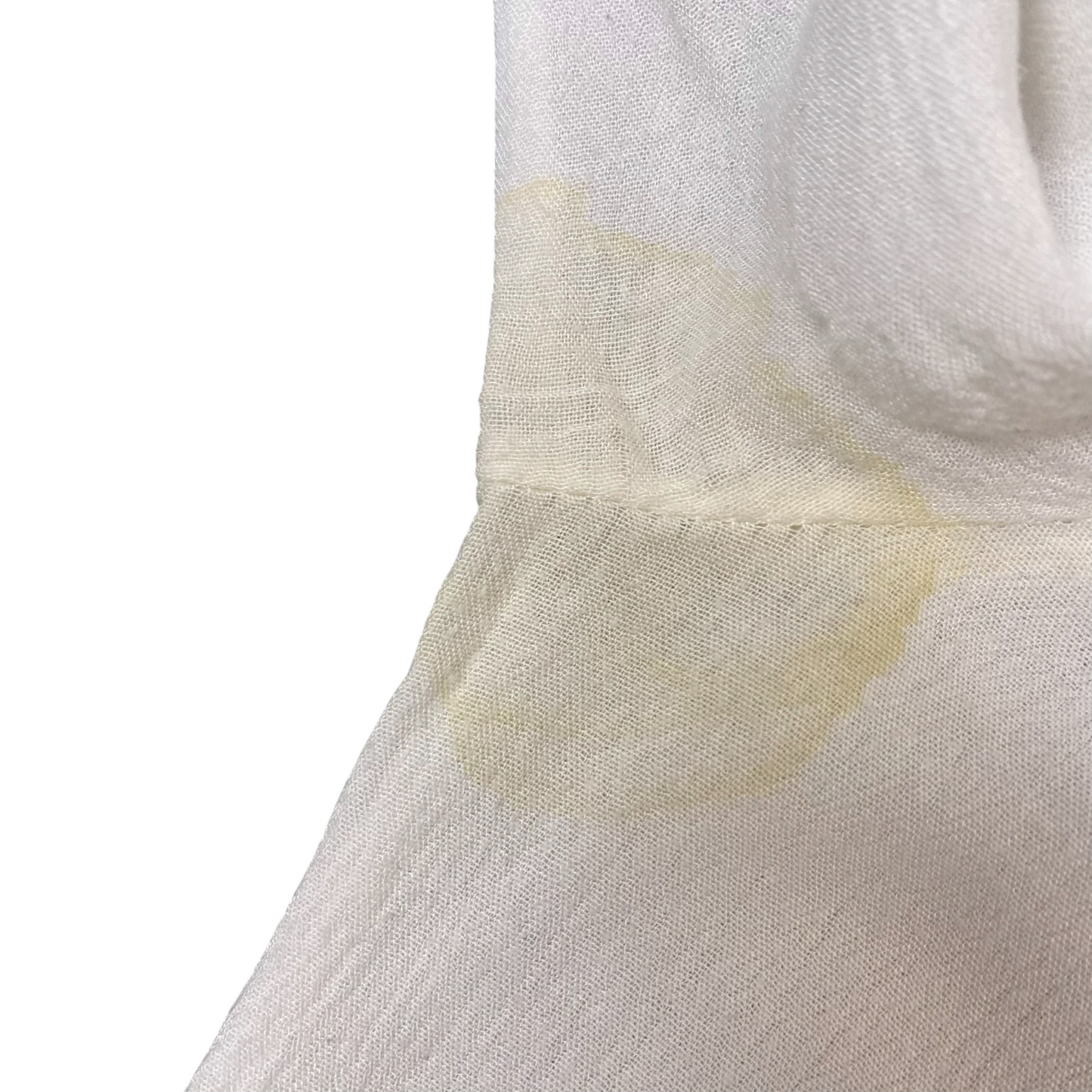 Blouse Top Womens L White Lace Trim Crew Neck Long Sleeve Keyhole Back Pullover