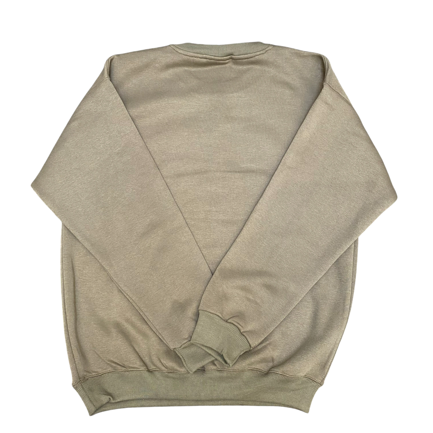 Nike Reworked Sweatshirt Men's M Green Embroidered Spellout Logo Crew Neck