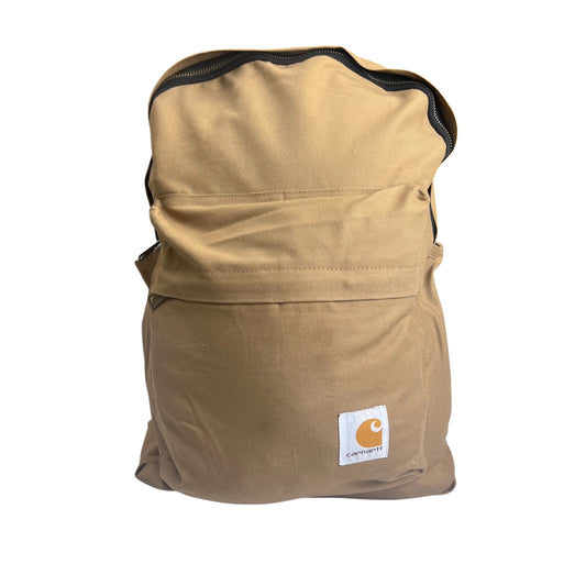 Reworked Carhartt Classic Backpack, Preowned, Canvas, Beige