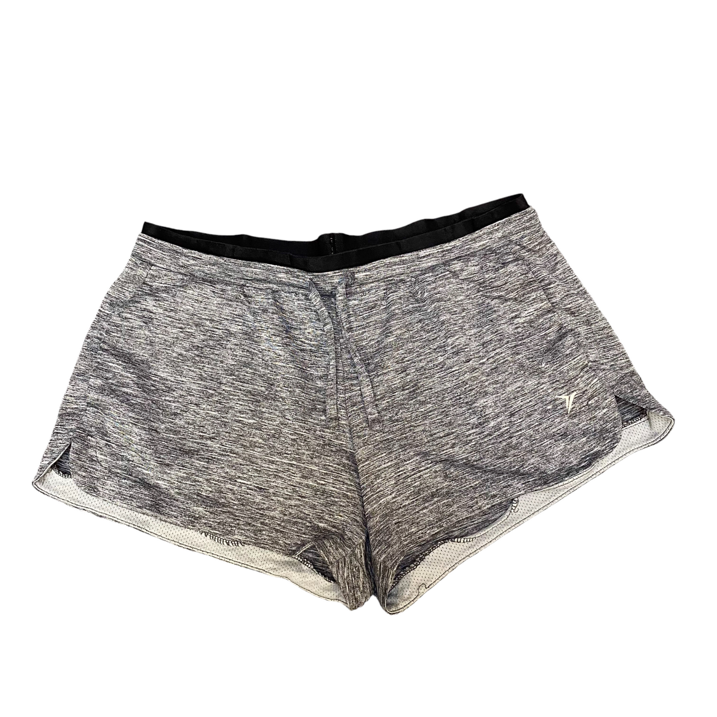 Active Running Sprinter Shorts Womens S Grey Go Dry Semi Fitted Drawstring Waist