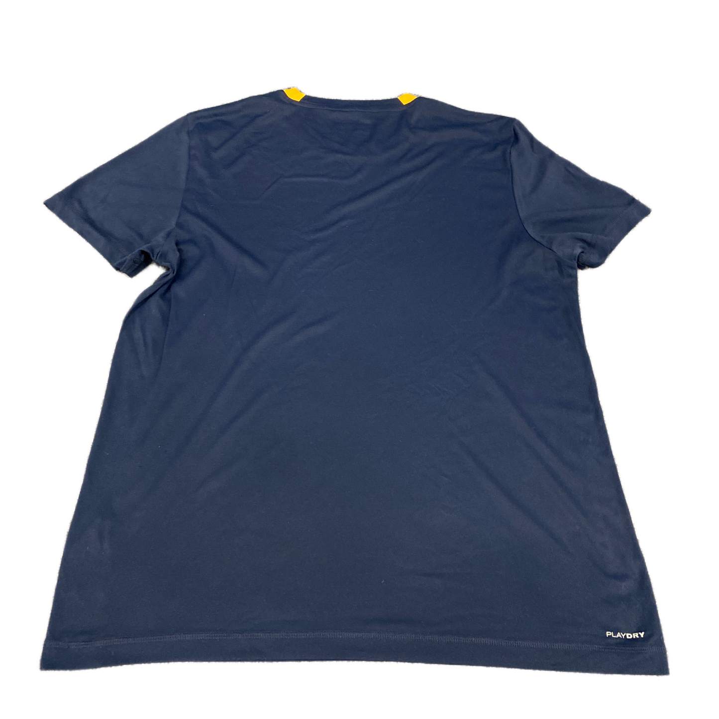 Reebok Activewear T-Shirt Womens Large Navy Short Sleeve Crew Neck Pullover Tee