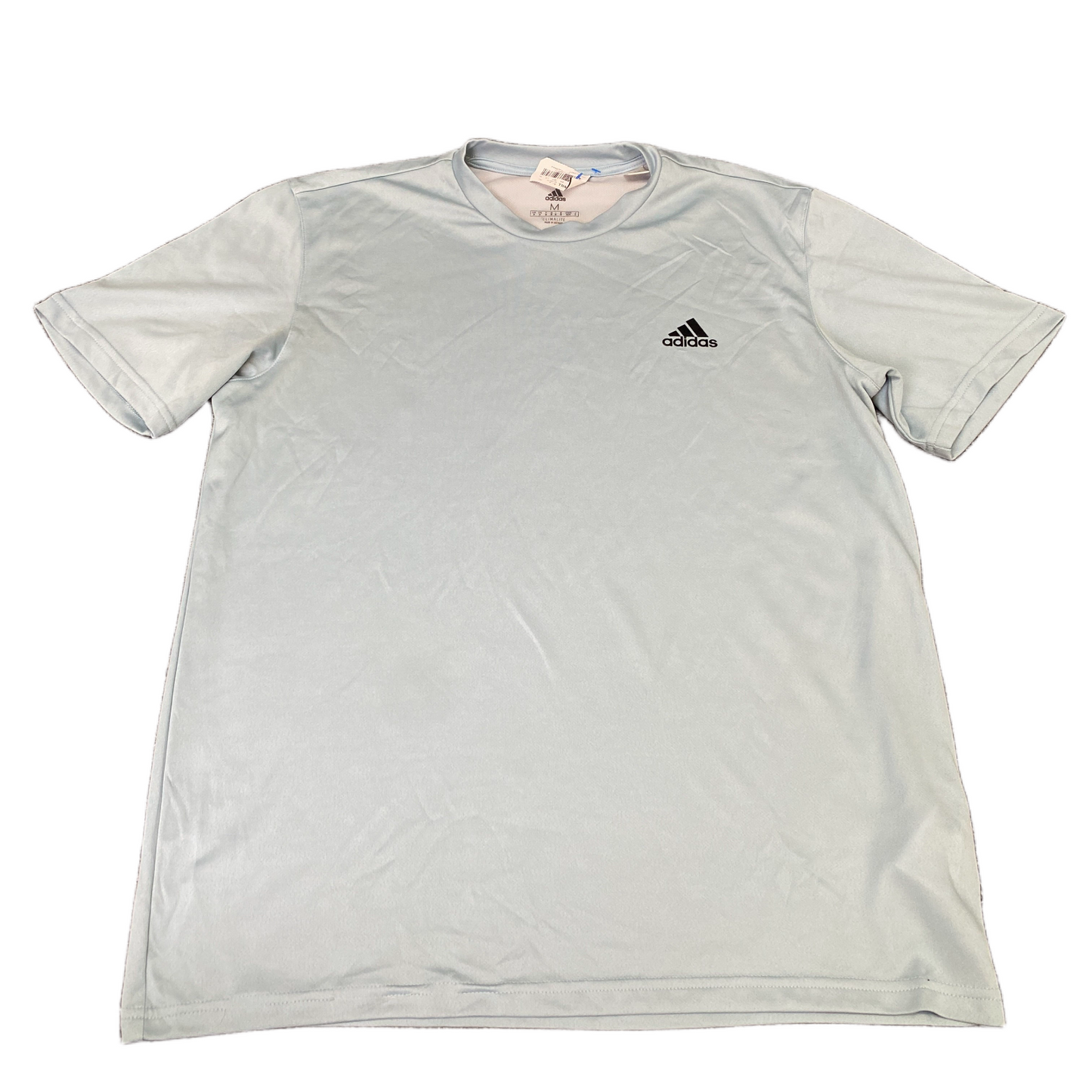 Adidas Workout Essentials Base T-Shirt Womens M Blue Short Sleeve Pullover Tee