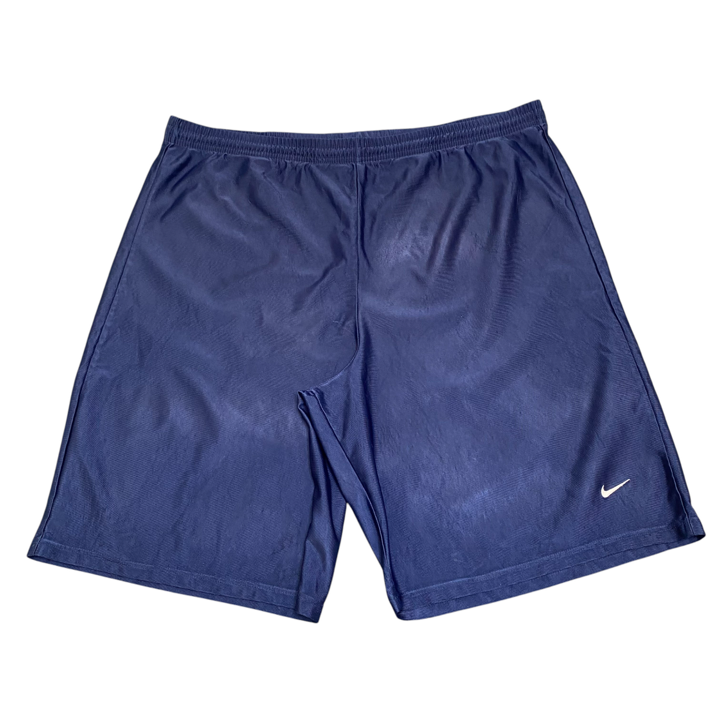 Nike Running Shorts Mens XL Blue Swoosh Logo Elastic Waist Stretch Athletic Fit