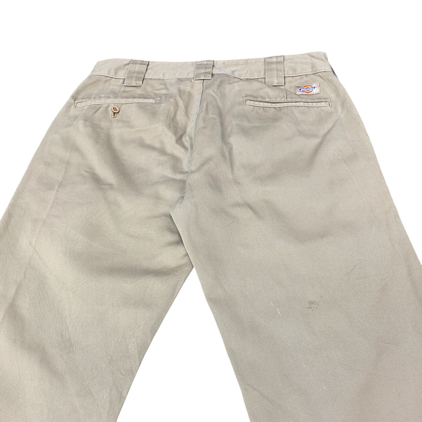 Dickies Chino Work Pants Mens 34" Waist Beige High Waisted Regular Fit UM874