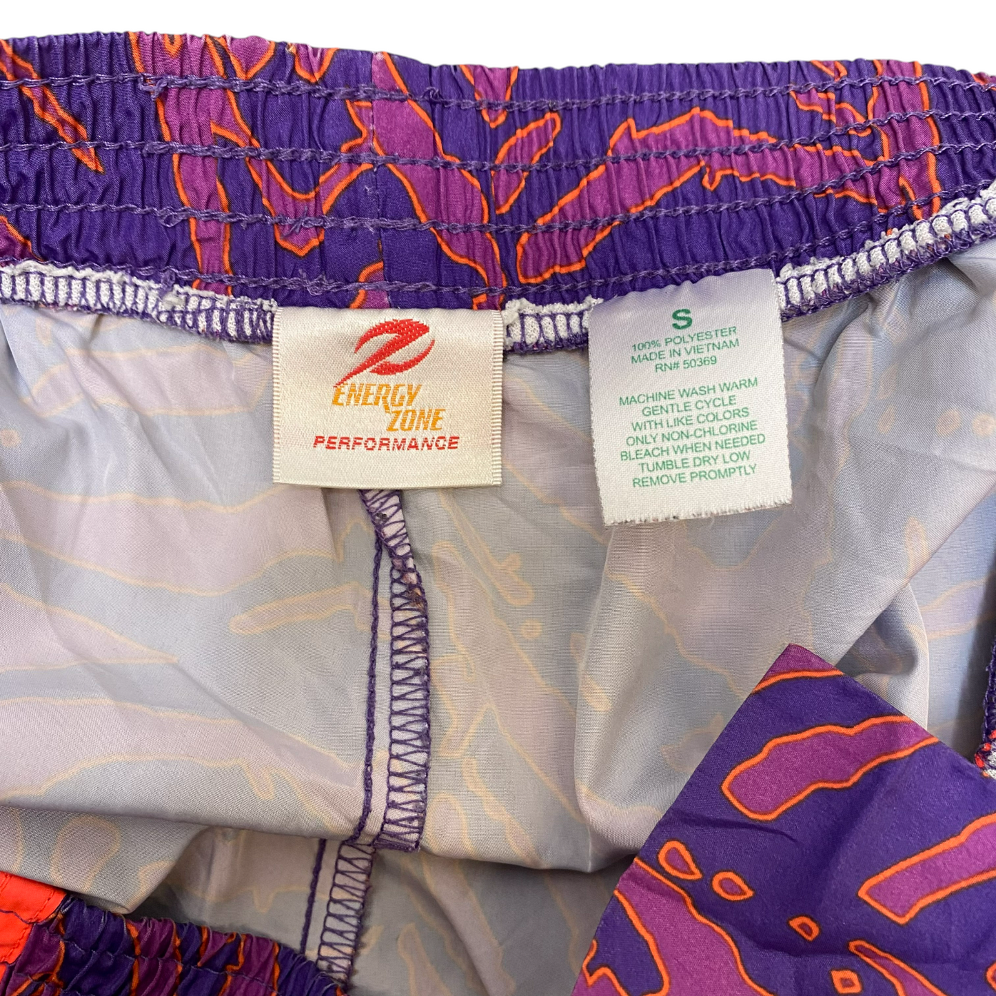 Running Sprinter Shorts Womens Small Purple Performance Activewear Dolphin Hem