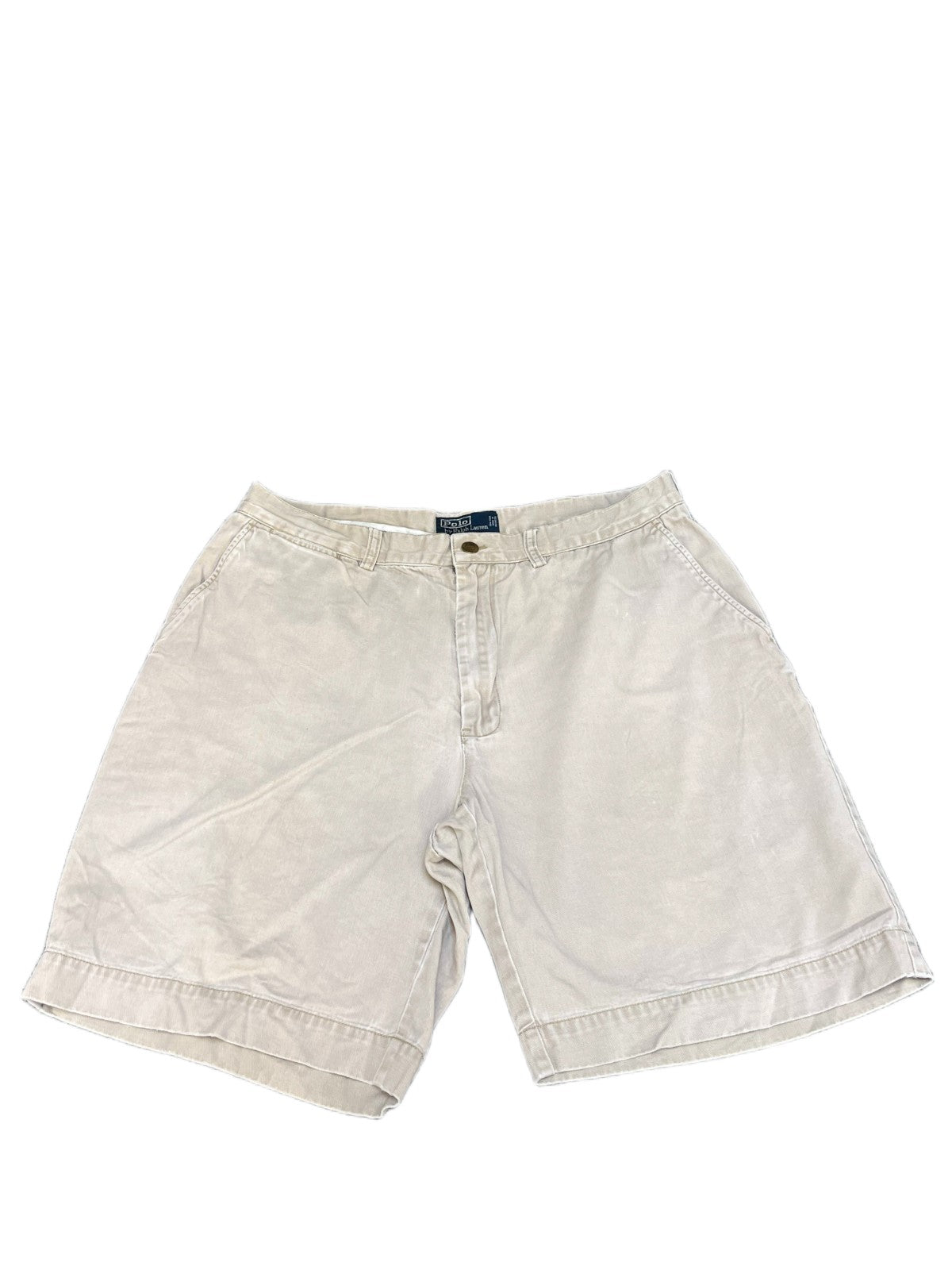 Polo Ralph Lauren Prospect Classic Chino Shorts Fits as Mens XL 36" Waist Beige