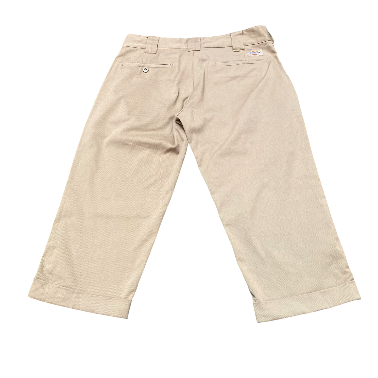 Dickies Trousers Men Medium Beige Straight Fit Slash Pockets Workwear Outdoor