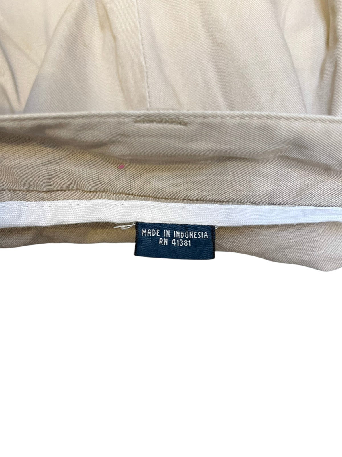 Polo Ralph Lauren Classic Chino Shorts Fits as Men XL 42" Waist Beige Flat Front