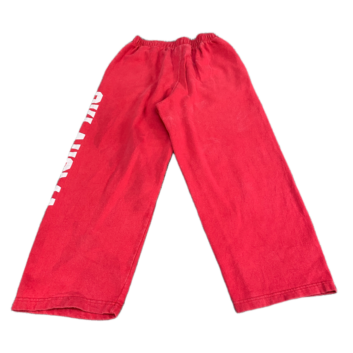 Oklahoma Sooners Sweatpants Fits as Girls 22" Waist Pink Adidas Football Trouser